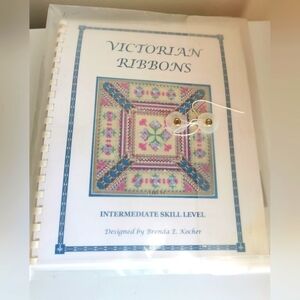 VICTORIAN RIBBONS INTERMEDIATE SKILL LEVEL, Designed by Brenda E Kocher